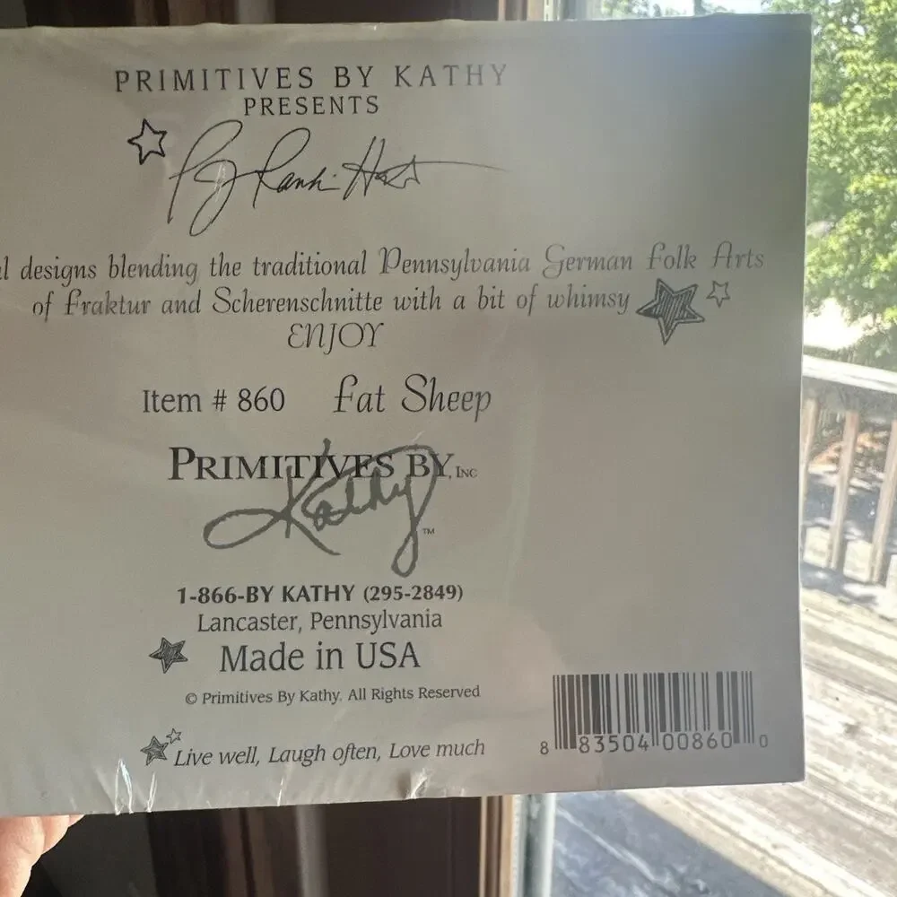 Primitives By Kathy Fat Sheep Cards
